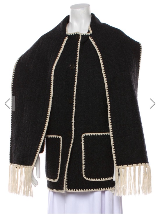 Toteme Jackets & Blazers - Toteme Black scarf jacket